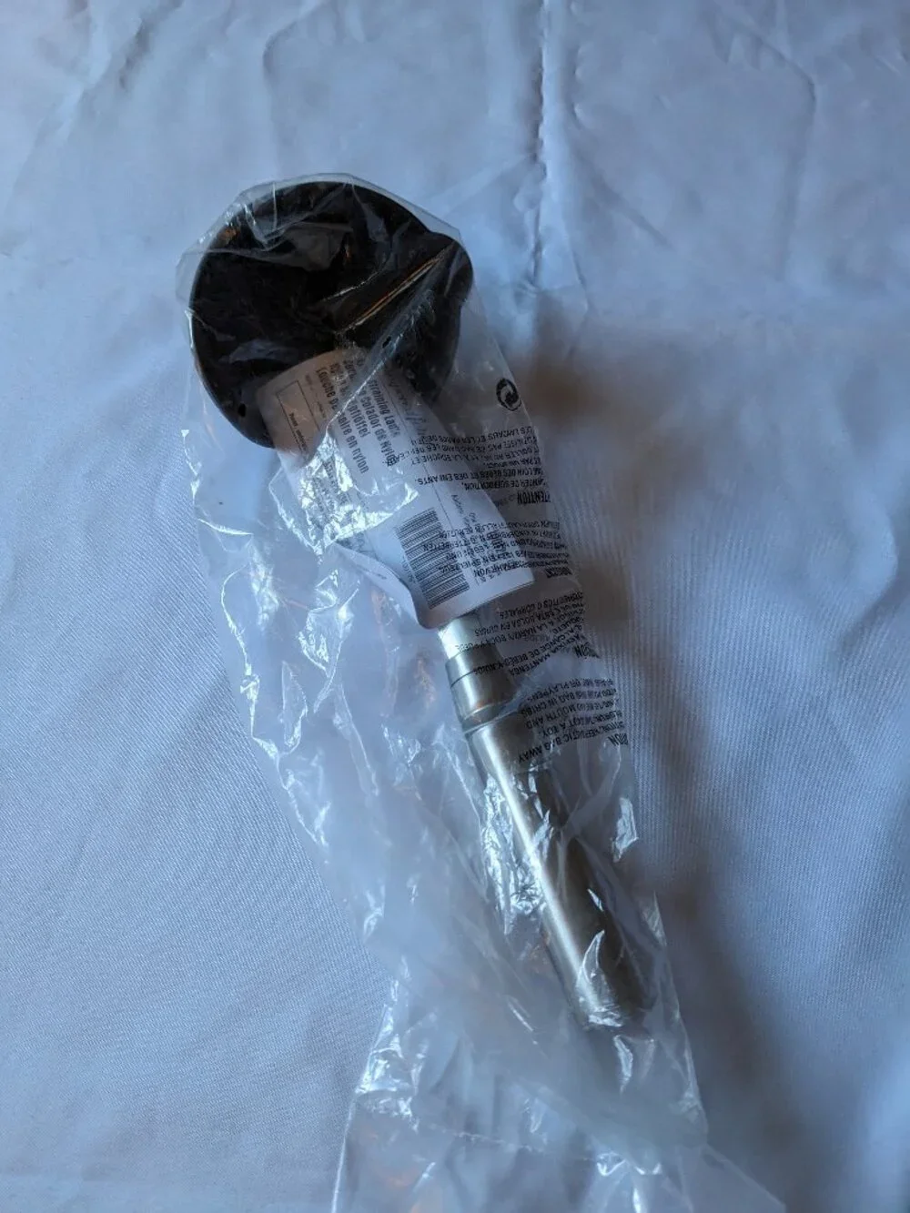 New! Sealed Pampered Chef Nylon Silver Straining Ladle